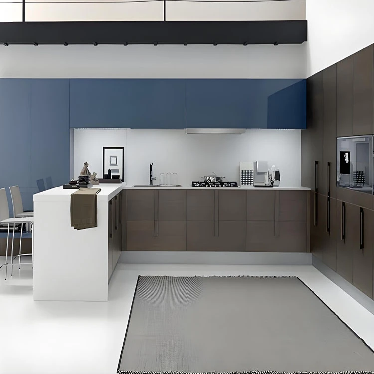 Armários laminados de cozinha modernos