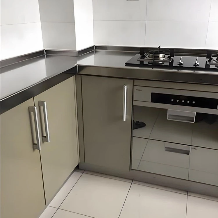 stainless steel kitchen cabinets (3)